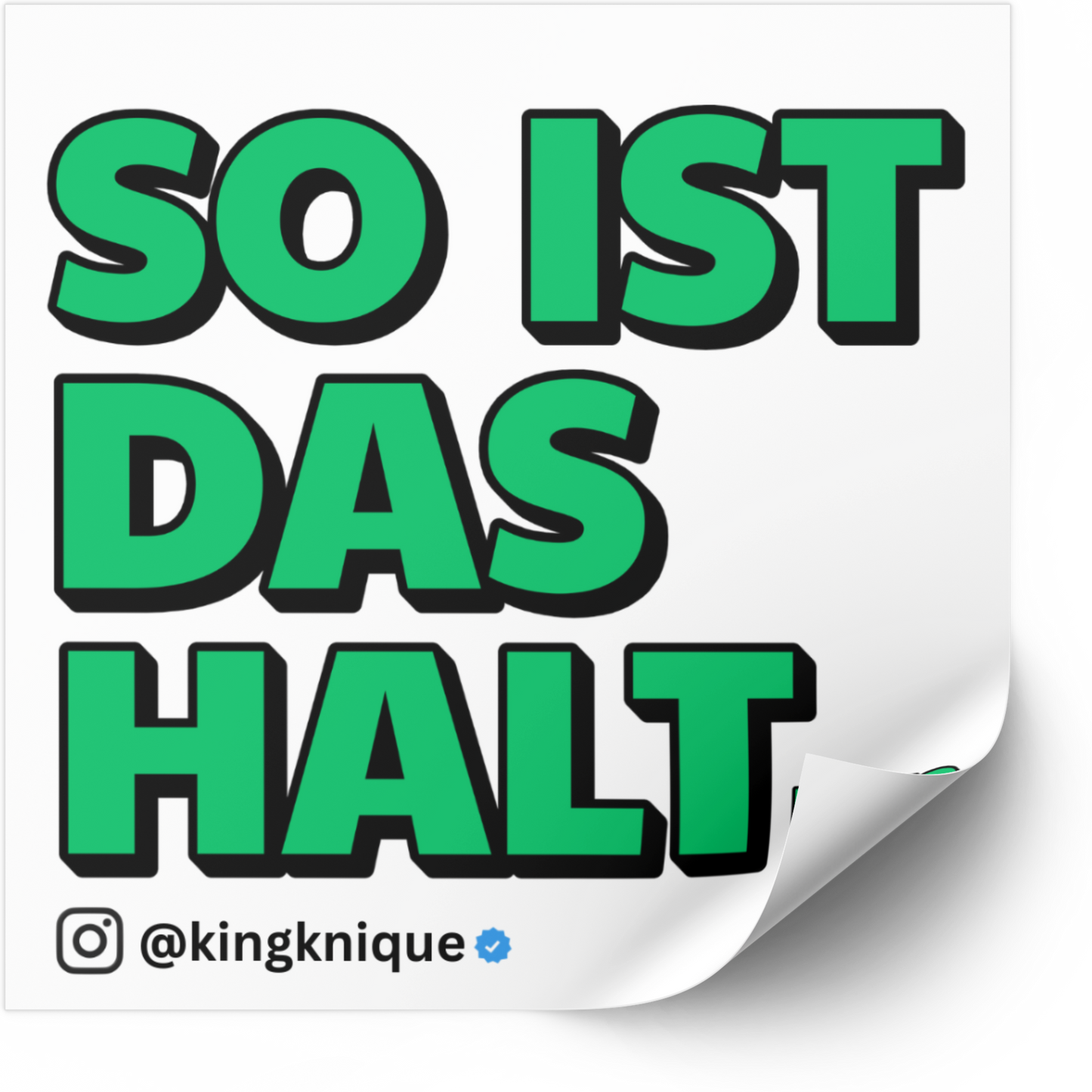 SIDHN? - SAUFkleber